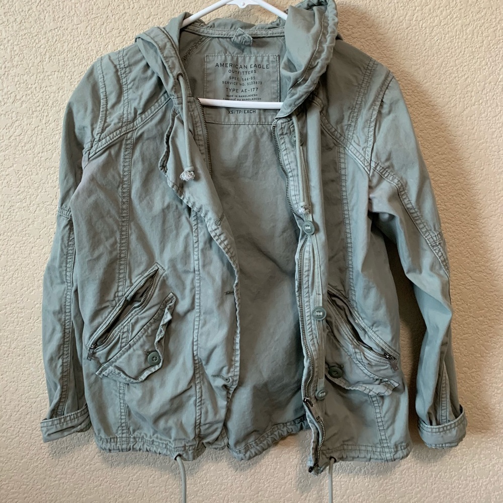 American Eagle Army Green Jacket